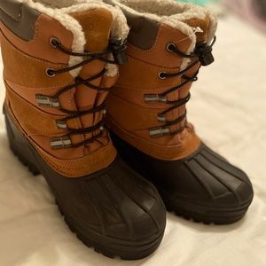 Lands End Winter Boots,5Y,fleece lined,water resistant,excellent used condition.